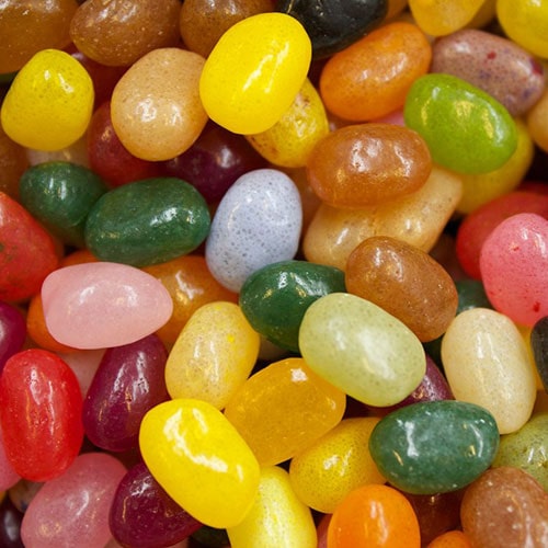 Reklameslik pastilæsker med logotryk - Jelly beans nr. 2140